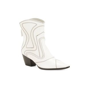 Matisse Made in Brazil Aries Western Leather Booties White Women’s Size 6 NEW